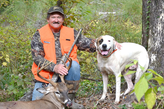 Blood trailing dogs find Guillot's trophy buck